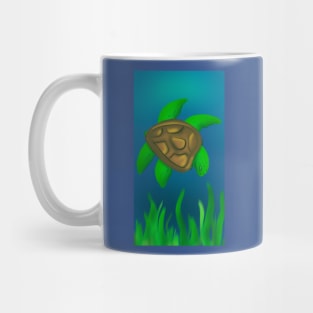 Swimming turtle Mug